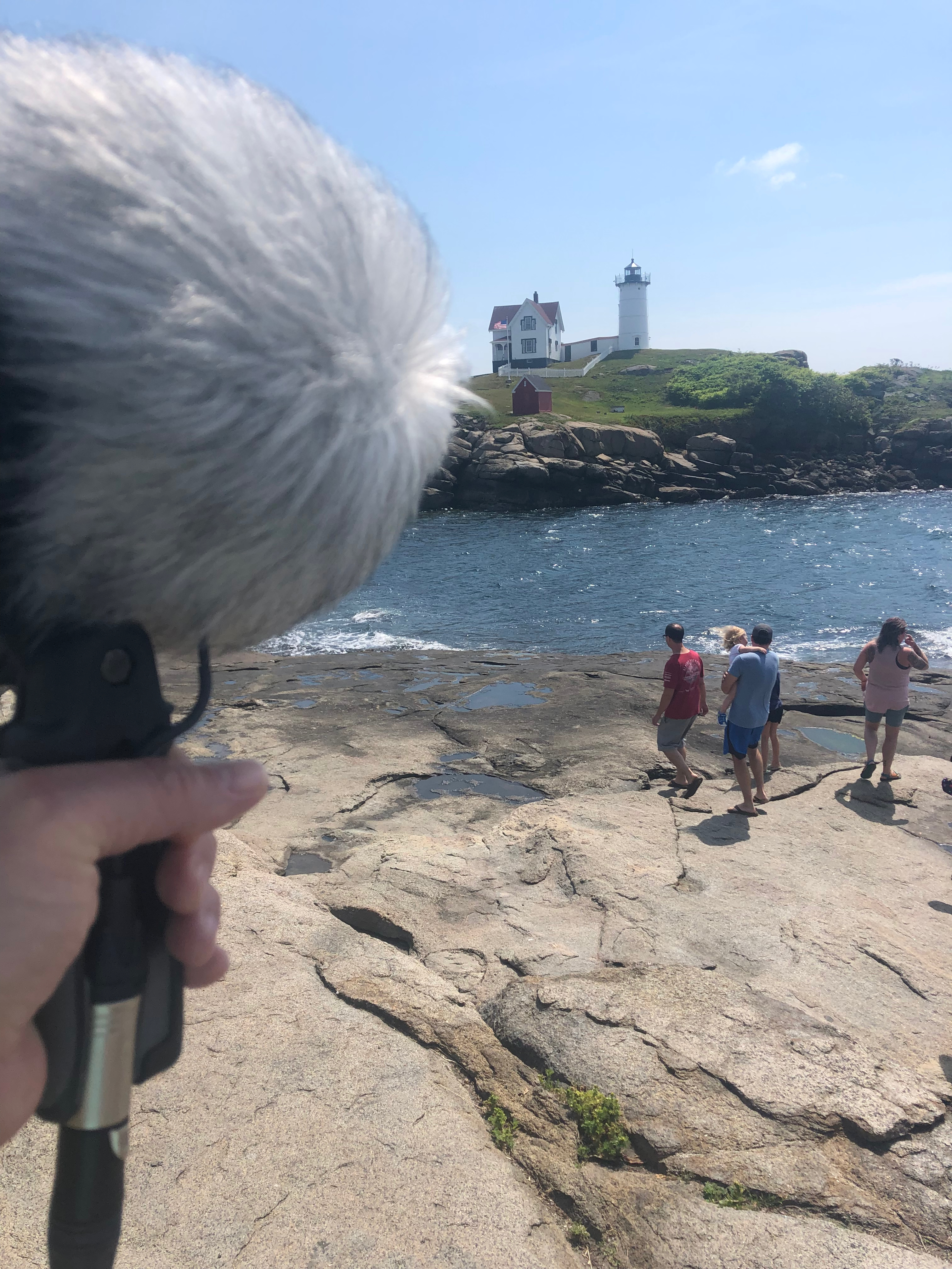 Lighthouses are noisy places - lots of people